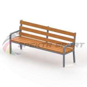 Купить Уличная скамейка со спинкой Дача в Алатыре 