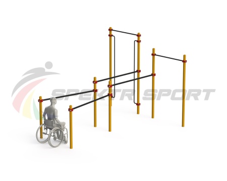 Купить Спортивный комплекс для инвалидов-колясочников WRK-D19_76mm в Алатыре 