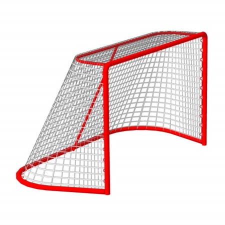Купить Сетка хоккейная на ворота 1,22мх1,83мх0,5мх1,15м, нить 2,2 мм, безузловая в Алатыре 