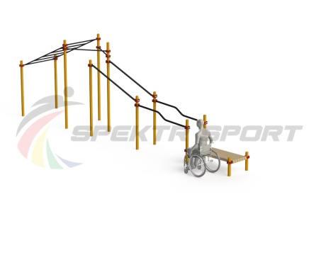 Купить Спортивный комплекс для инвалидов-колясочников WRK-D22_76mm в Алатыре 