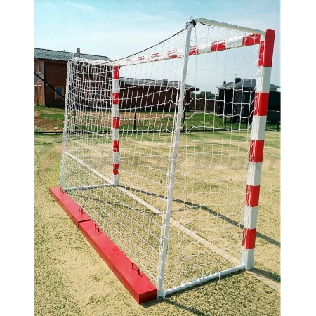 Купить Ворота мини-футбольные без сетки 2х3х1 м. (добровольный серт.) с накидным противовесом 25 кг в Алатыре 