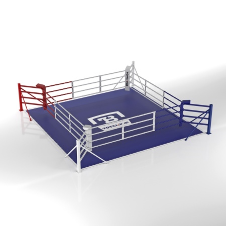 Купить Ринг боксерский напольный Totalbox на упорах 4х4м в Алатыре 