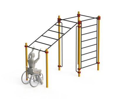 Купить Спортивный комплекс для инвалидов-колясочников WRK-D15_76mm в Алатыре 