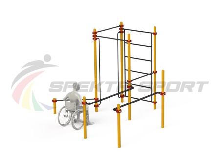 Купить Спортивный комплекс для инвалидов-колясочников WRK-D18_76mm в Алатыре 