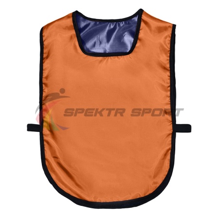 Купить Манишка футбольная двусторонняя универсальная Spektr Sport оранжево-синяя в Алатыре 